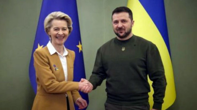 Председателят на Европейската комисия Урсула фон дер Лайен и ръководителят