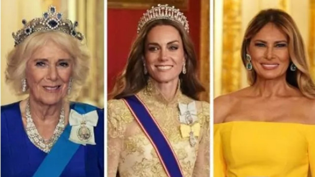 Камила, Кейт и Мелания в Лондон - дискретната сила на дамската дипломатическа мода