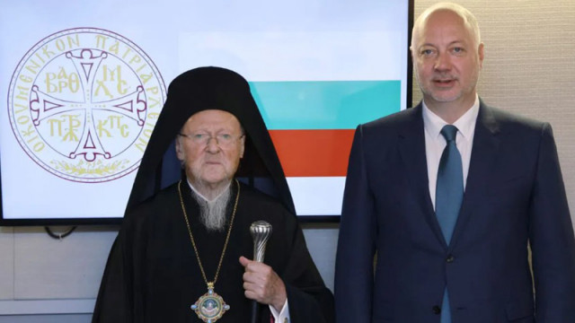 Премиерът Желязков се срещна с Вселенския патриарх Вартоломей