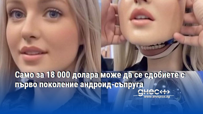 Само за 18 000 долара може да се сдобиете с първо поколение андроид-съпруга