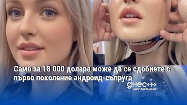 Само за 18 000 долара може да се сдобиете с първо поколение андроид-съпруга