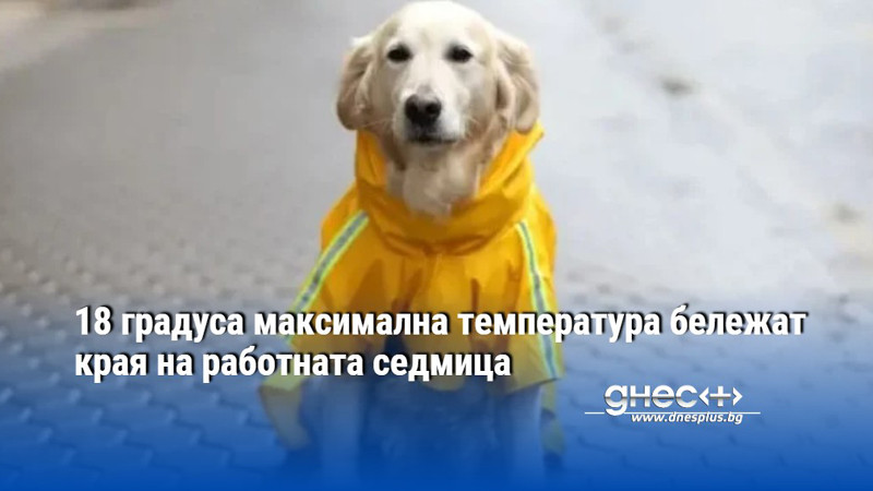 18 градуса максимална температура бележат края на работната седмица