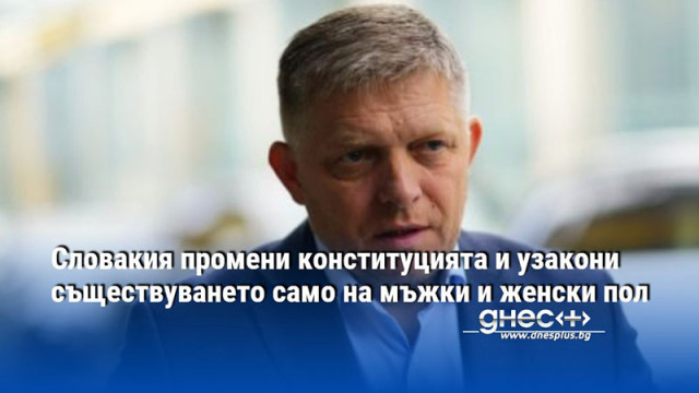 Словакия промени конституцията и узакони съществуването само на мъжки и женски пол