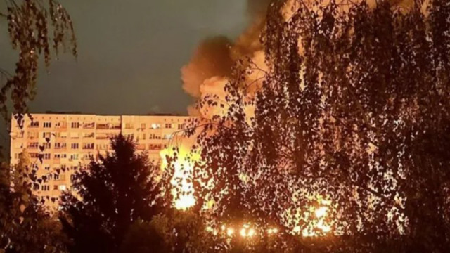 Голям пожар се разгоря в кв. „Гоце Делчев“ в близост до 73 СУ „Владислав Граматик“. Има жертва