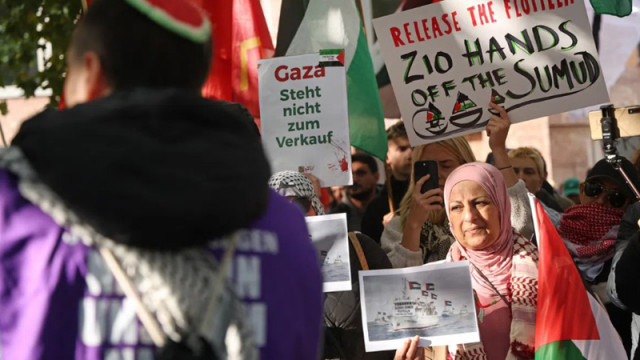 Швеция призова Израел да осигури храна, вода и лечение на активистите от флотилията за Газа