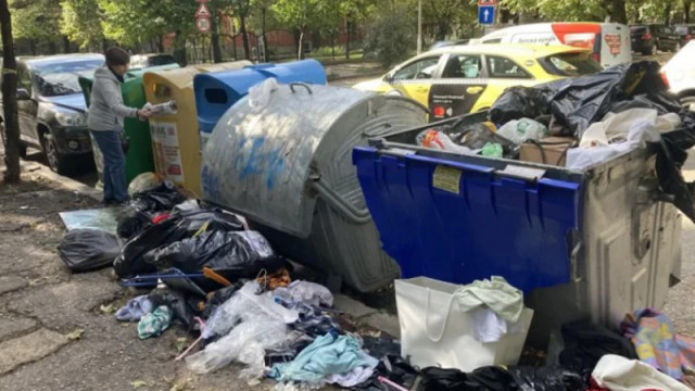 Ден първи без сметоизвозване в Красно село: Боклукът бавно превзема и улиците