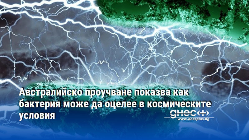 Австралийско проучване показва как бактерия може да оцелее в космическите условия