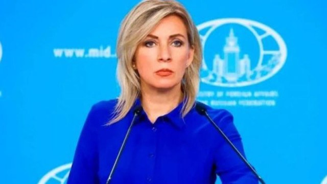 Захарова: Макрон нелепо се опитва да отвлече вниманието от проблемите в страната