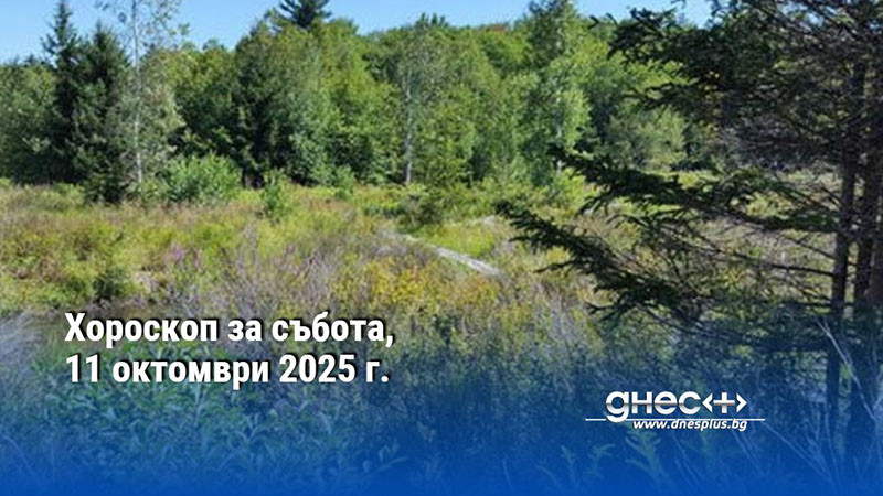 Хороскоп за събота, 11 октомври 2025 г.