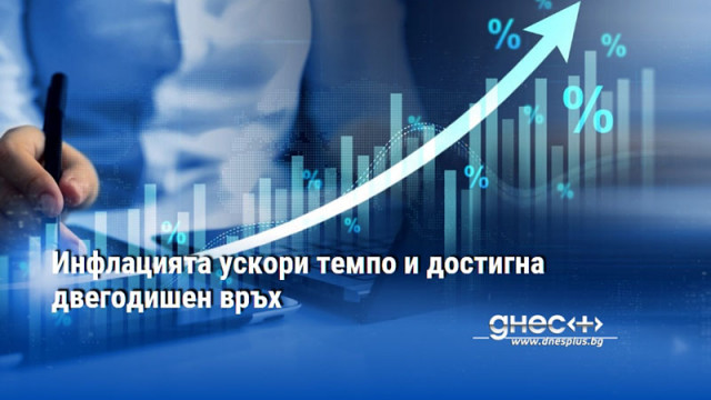 Инфлацията ускори темпо и достигна двегодишен връх