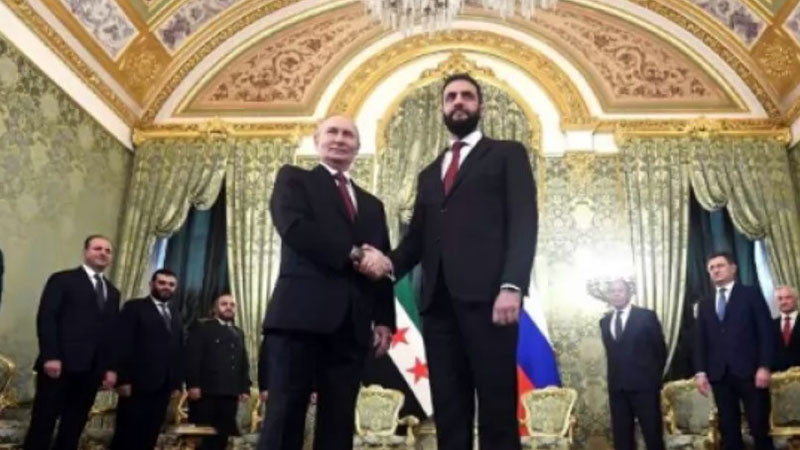 Сирийският лидер Ахмед Шараа потвърди пред Путин спазването на споразуменията с Русия