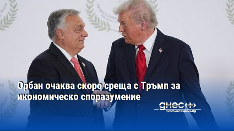 Орбан очаква скоро среща с Тръмп за икономическо споразумение