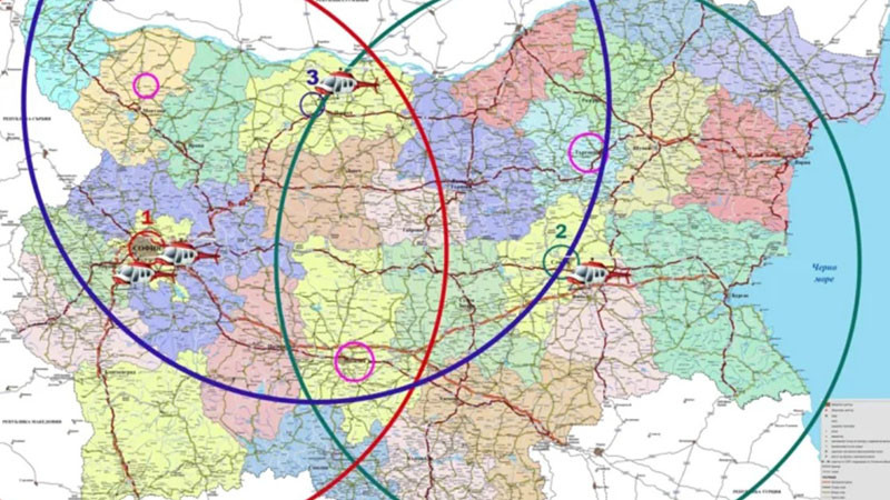 Четвъртият хеликоптер за спешна медицинска помощ по въздуха вече е в България