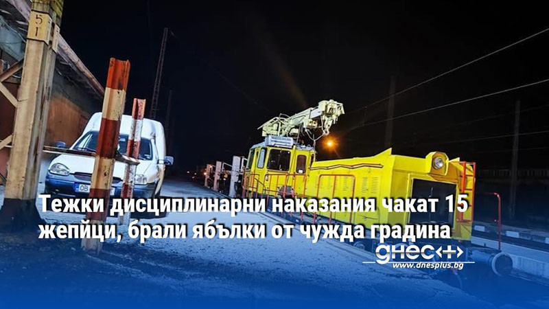 Дициплинарни наказния чакат 15 жепйци, брали ябълки от чужда градина