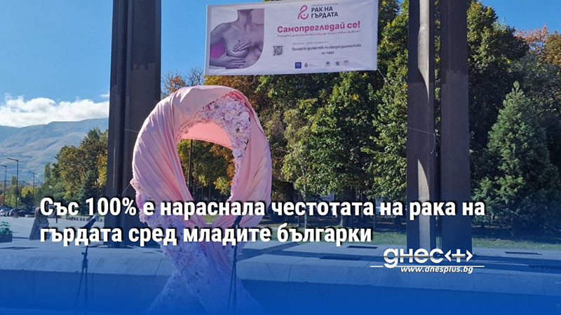 Със 100% е нараснала честотата на рака на гърдата сред младите българки