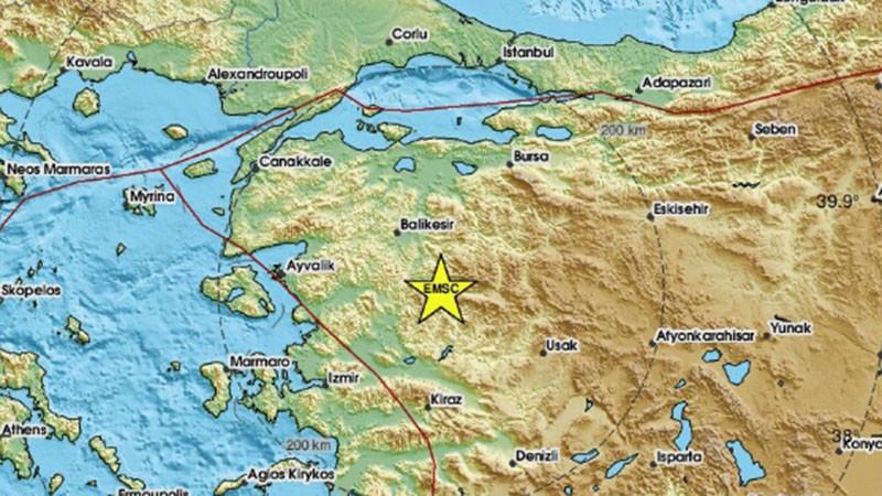 5,0 по Рихтер в Западна Турция