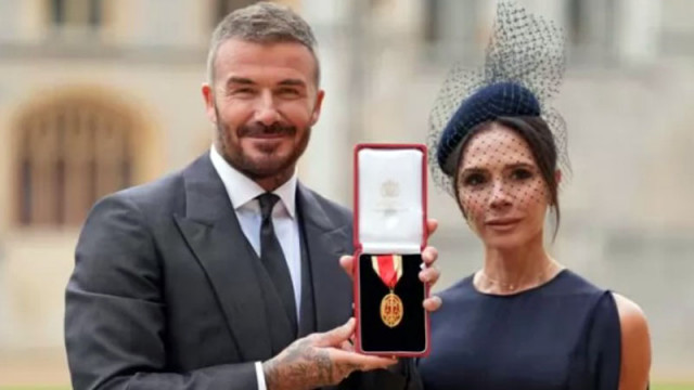 Крал Чарлз удостои Дейвид Бекъм с рицарско звание