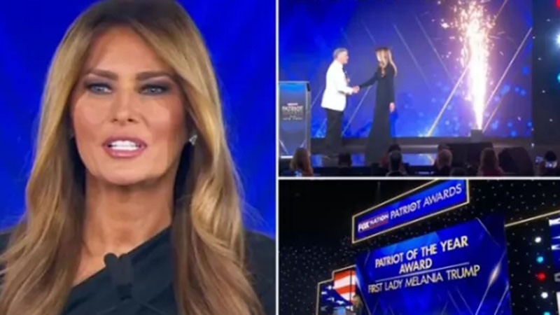 та дама на САЩ Мелания Тръмп с отличие за „Патриот на годината“