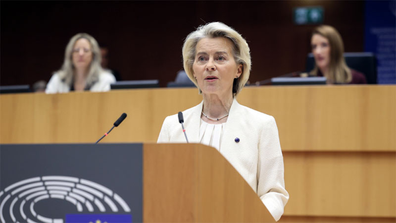 Фон дер Лайен представи три възможности за финансиране на Украйна
