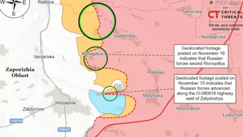 ISW: На руснаците им остават 4 км до Гуляйполе, ситуацията е изключително сериозна