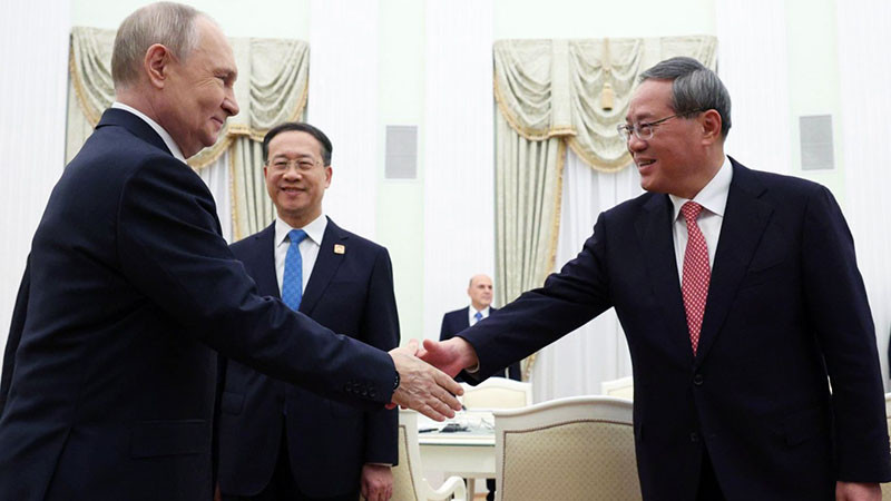 Путин прие китайския премиер Ли Цян в Москва