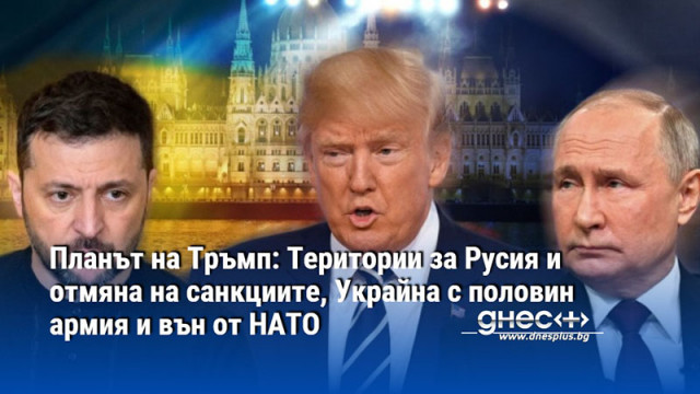 Планът на Тръмп: Територии за Русия и отмяна на санкциите, Украйна с половин армия и вън от НАТО