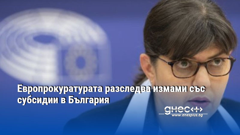 ​Европрокуратурата разследва измами със субсидии в България