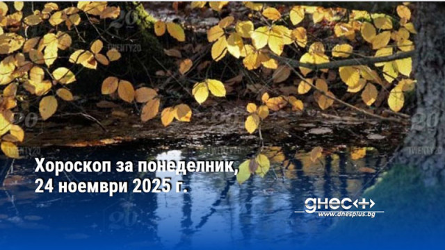 Хороскоп за понеделник, 24 ноември 2025 г.
