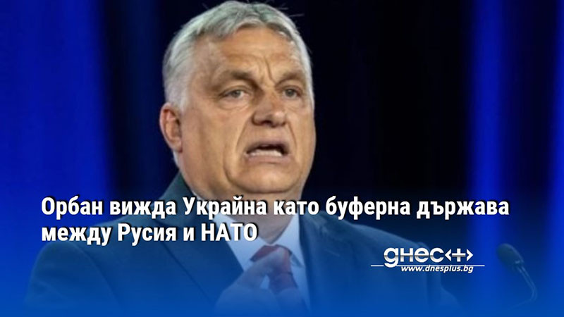 Орбан вижда Украйна като буферна държава между Русия и НАТО