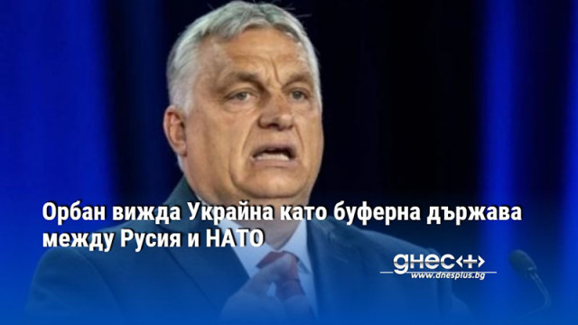 Орбан вижда Украйна като буферна държава между Русия и НАТО