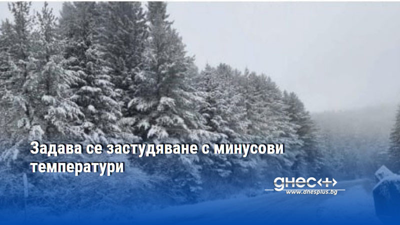 Задава се застудяване с минусови температури