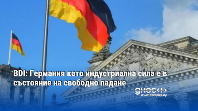 BDI: Германия като индустриална сила е в състояние на свободно падане