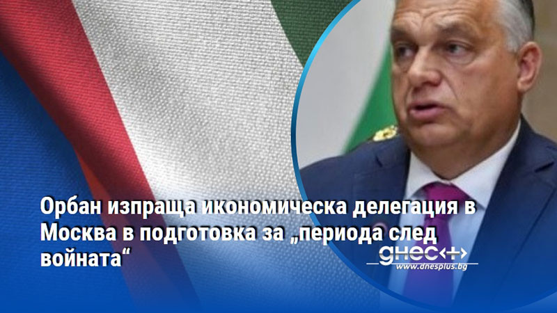 Орбан изпраща икономическа делегация в Москва в подготовка за „периода след войната“