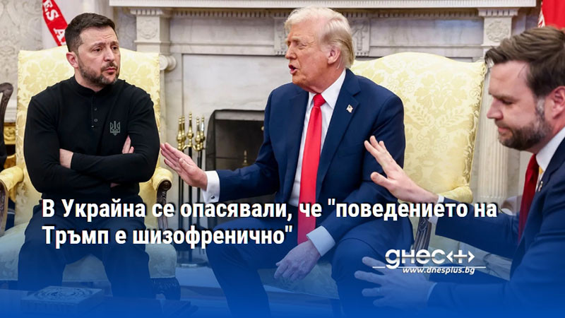 В Украйна се опасявали, че "поведението на Тръмп е шизофренично"