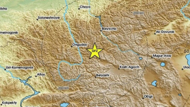 Земетресение в Сибир