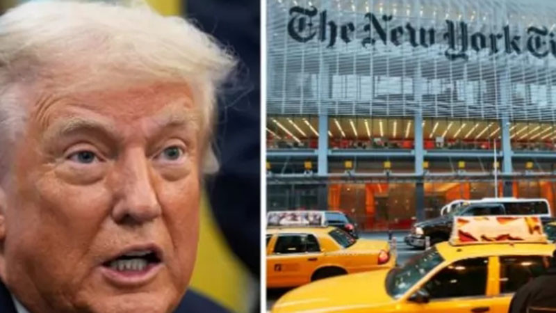 „Ню Йорк Таймс“: Батерията на Тръмп изглежда изтощена!, Той: Този всекидневник е „предателски“