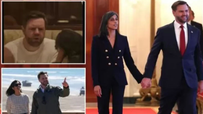 Джей Ди Ванс отговори със сарказъм на слуховете за публичен спор с жена си