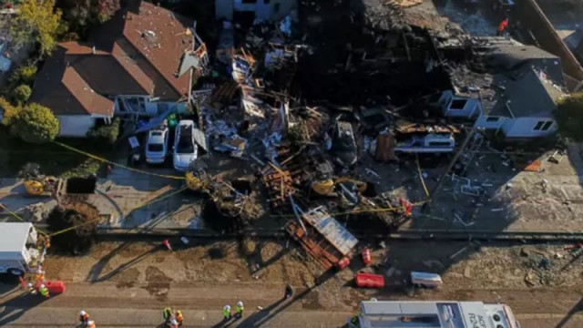 Мощна експлозия разруши три сгради в околностите на Сан Франциско