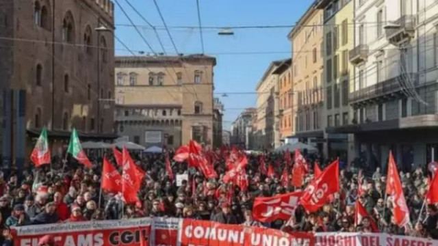 Национална стачка свикана днес от най големия италиански синдикат в