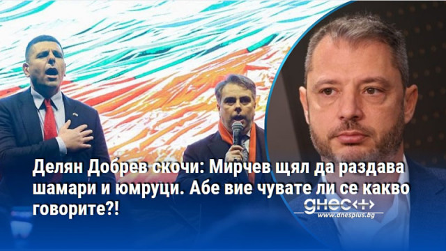 А бе хулиганино Мирчев с шамари и юмруци властта взеха