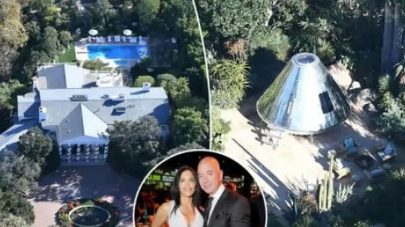 Безос обзавежда ексцентрично мегаимение! В двора се намира НЛО-подобна сграда, реплика на Аполо 11