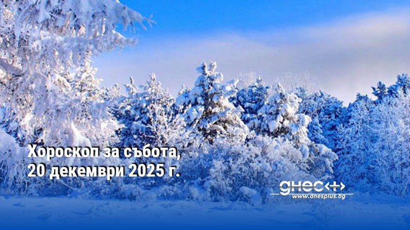 Хороскоп за събота, 20 декември 2025 г.