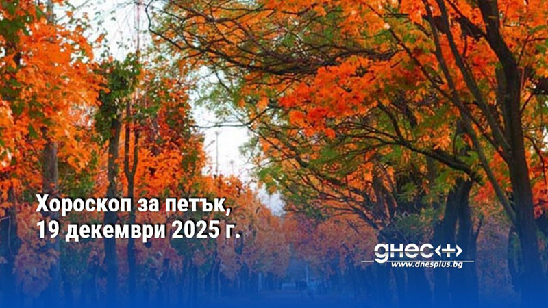 Хороскоп за петък, 19 декември 2025 г.