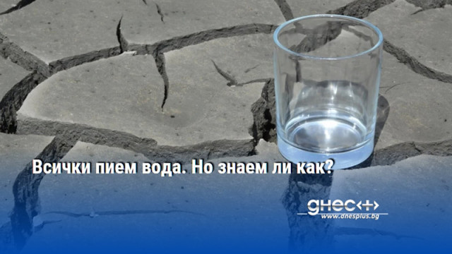 Всички пием вода. Но знаем ли как?