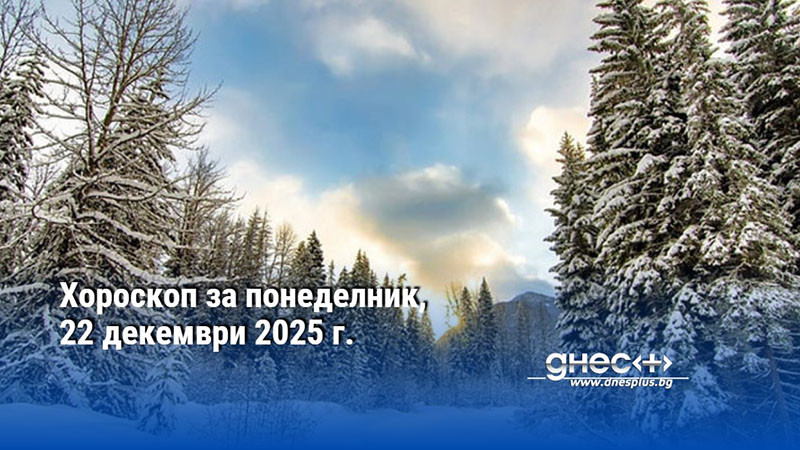 Хороскоп за понеделник, 22 декември 2025 г.