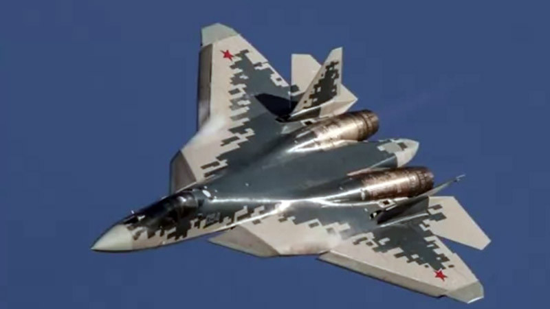"Ростех" пусна видео от първия полет на Су-57 с двигател от пето поколение