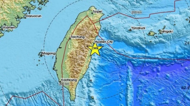 Земетресение с магнитуд 4 9 по скалата на Рихтер е