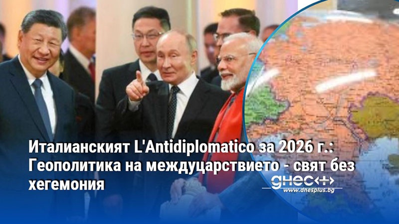 Италианският L'Antidiplomatico за 2026 г.: Геополитика на междуцарствието - свят без хегемония