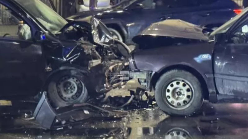 Верижна катастрофа до Орлов мост, има ранени