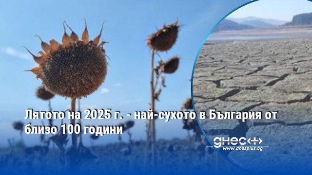 Изминалата 2025 е поредната топла за България от началото на